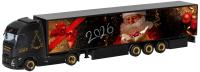 Herpa 321891 - Spur H0 Volvo FH Aero Globetrotter XL Koffer-Sattelzug Weihnachtsmodell 2026