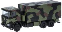 Herpa 747363 - Spur H0 Scania XT17 Pritsche-Plane-LKW 6x6 "Bundeswehr"