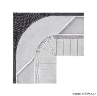 Vollmer 48253 - Spur HO Gehweg mit 90°-Winkel