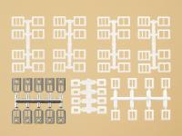 Auhagen 48654 - Spur HO/TT Fenster und Türen für Industriegebäude