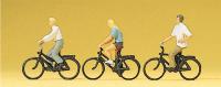 Preiser 10336  HO Radfahrer