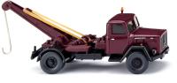 Wiking 063105 - Spur H0 Magirus Abschleppwagen, weinrot