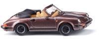 Wiking 016204 - Spur H0 Porsche 911 SC Cabrio - rauchquarz-metallic