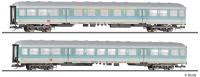 Tillig 01126 - Spur TT 2er Set Reisezugwagen, ABn 703 und Bn 719, DBAG, Ep.V