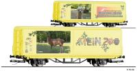 Tillig 14859 - Spur TT START-Schiebewandwagen Hbis-tt „Mein Zoo“