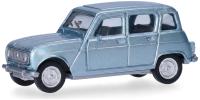 Herpa 030199-003 Spur H0 Renault R4, metalilcblau