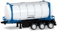 Herpa 076678-003 - Spur H0  26ft. Containerauflieger 3achs mit Swap-Container