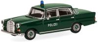 Herpa 099905 - Spur H0 Mercedes-Benz Heckflosse "Polizei Hessen"