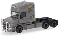 Herpa 319423-003 - Spur H0  Scania Hauber 04 Topline Zugmaschine 3achs, nardograu