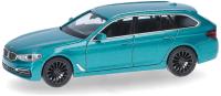 Herpa 430708-005 - Spur H0  BMW 5er Touring, Snapper Rocks blaumetallic