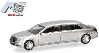 Herpa 87MC000146 - Spur H0 MicroCity: Mercedes-Benz S600 Pullmann, silber