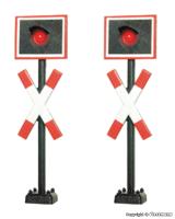 Viessmann 5058 - Spur HO Andreaskreuze, 2 Stück