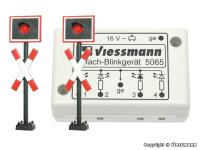 Viessmann 5060 - Spur H0 Andreaskreuze mit Blinkelektronik, 2 Stück