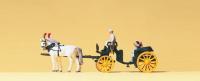 Preiser 79481 - Spur N Droschke offen