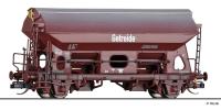 Tillig 502286/4 - Spur TT Schwenkdachwagen 4 der DR, Epoche IV, gealtert