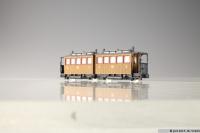 PMT 52414 - Spur HOe Personen-Doppelwagen 2./3. Klasse, K. Sächs. Sts. E. B., ockerbraun, Ep.I-VI