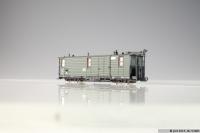 PMT 53405 - Spur HOe Zugfuhrerwagen, DR grün, Holzaufbau, Ep.III