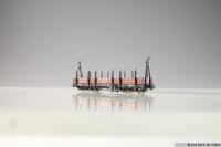 PMT 54415 - Spur HOe Drehschemelwagen, mit Aufsatzbordwänden, Ep.II