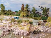 Heki 3518 - Knitterfelsfolie Buntsandstein 80x60 cm