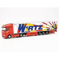 Herpa 315593 - Mercedes-Benz Actros `18 BigSpace Kühlkoffer-Sattelzug 15m "Wirtz / Popart
