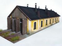 Igra Modell 140010 - Spur TT Lokschuppen Hodolany, Lasercut Bausatz