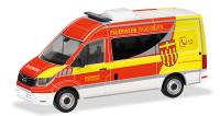 Herpa 098816 - Spur HO MAN TGE Halbbus Hochdach "Feuerwehr Paderborn"
