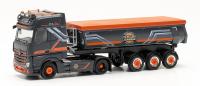 Herpa 314565 - Mercedes-Benz Actros `18 Gigaspace Rundmulden-Sattelzug "Jack Janssen"