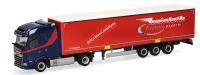 Herpa 319881 - Spur HO DAF XG Gardinenplanen-Sattelzug "Heinloth"
