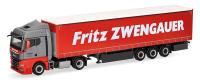 Herpa 319911 - Spur HO MAN TGX GM Gardinenplanen-Sattelzug "Zwengauer"