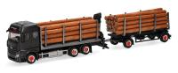 Herpa 320078 - Spur HO MB Arocs 18 Bigspace Holztransporter-Hängerzug "Jürgen Ehrmann Transporte"