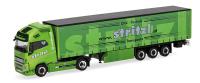 Herpa 320108 - Spur HO Volvo FH16 GL XL 2020 Gardinenplanen-Sattelzug "Stritzl"