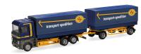 Herpa 320160 - Spur HO Renault AE Wechselpritschen/planen-Hängerzug "ASG"