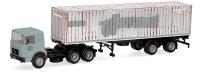Herpa 320283 - Spur HO Basic: MAN F8 Container-Sattelzug "DB"
