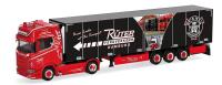 Herpa 320689 - Spur HO Scania CS 20 HD Kühlkoffer-Sattelzug "Rüter"