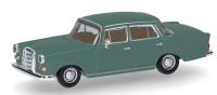 Herpa 420457-004 - Spur HO Mercedes-Benz 200 Heckflosse, moosgrün