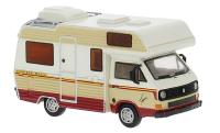 Brekina 33976 - Spur HO VW T3 Gipsy-Camper von Karmann, aufwändige Dekoration