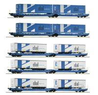 Roco 6600019 - Spur HO 5-tlg. Display: Spedition Ekol