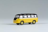 Auhagen 66016 - Spur HO Goliath Express 1100 Luxusbus gelb/schwarz Dach geschlossen