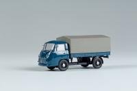 Auhagen 66021- Spur HO Goliath  Pritschenwagen mit Plane blaugrün