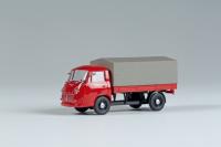 Auhagen 66022 - Spur HO Goliath Pritschenwagen mit Plane hellrot