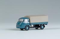 Auhagen 66024 - Spur HO Goliath Express 1100 Pritschenwagen mit Plane hellgrau