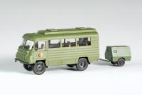 Auhagen 66051 - Spur TT Robur LO2002 Allrad NVA mit Kompressoranhänger, Bausatz