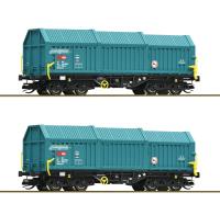 Roco 6680014 - Spur TT  2-tlg. Set: Teleskophaubenwagen, SBB