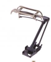 Sommerfeldt 671 H0 Einholmstromabnehmer mit schmalem Schleifstück (Paar)