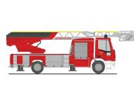 Rietze 68599 - Spur HO Magirus DLK ´18 FW Velburg