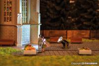 Viessmann 6930 - Spur TT Flutlichtstrahler nieder, LED weiß