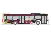Rietze 69352 - Spur HO Mercedes-Benz Citaro ´12 Mecklenburgische Bäderbahn Molli