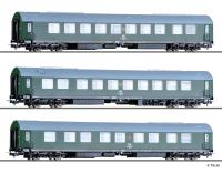 Tillig 70039 - Spur HO 3er Set Personenwagen, DR, Ep.IV 'Salonwagenzug 2'