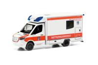 Herpa 700801 - Mercedes-Benz Sprinter 18 Fahrtec RTW "Rettungsdienst Bundeswehr Notarzt"