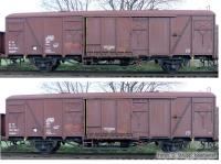 Tillig 70089 - Spur HO 2er  Güterwagenset Gbgkk der CSD